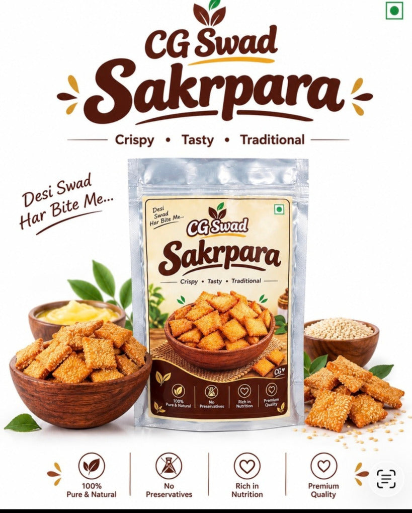 CG Swad Special Crispy Shakkarpara – Traditional Indian Sweet Snack